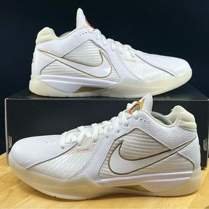 New Nike Zoom KD 3 III Men's Size 9 Basketball Shoes DZ3009-100 Summit White
